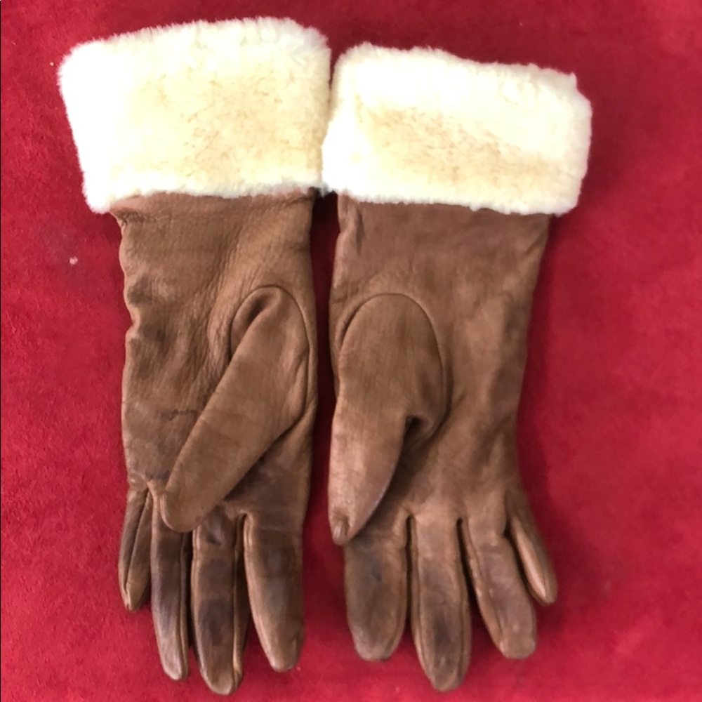 Ugg - leather gloves - Picture 5 of 7